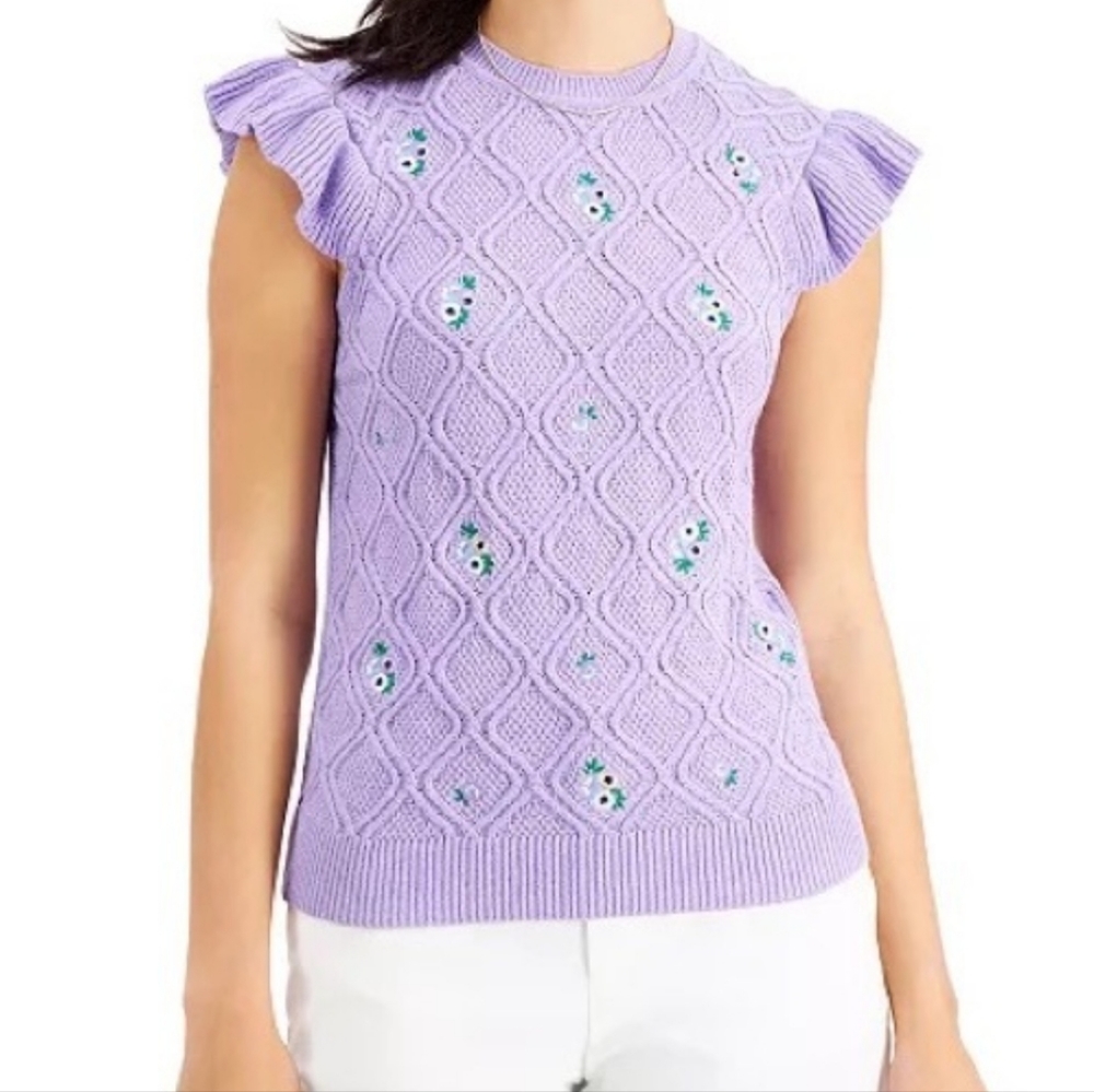 Sold..Charter Club Sleeveless Knit Sweater